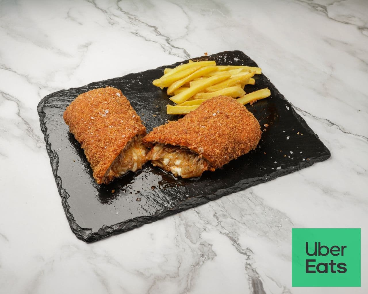 El Marrano Iberico con acabado dorado y relleno cremoso